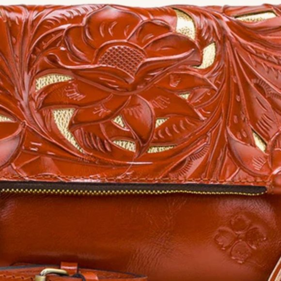 Patricia Nash Corfu Crossbody Cutout Tooled - Picture 6 of 9